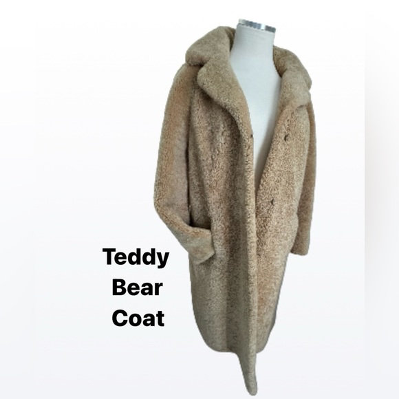 Teddy Bear Max Mara style Sherpa Coat - Picture 11 of 12